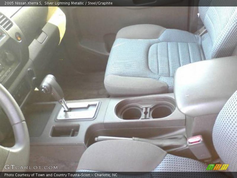 Silver Lightning Metallic / Steel/Graphite 2005 Nissan Xterra S