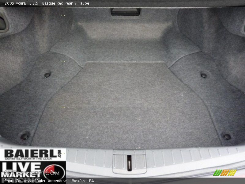 Basque Red Pearl / Taupe 2009 Acura TL 3.5