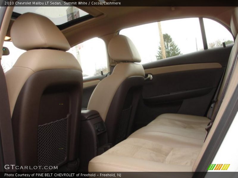 Summit White / Cocoa/Cashmere 2010 Chevrolet Malibu LT Sedan