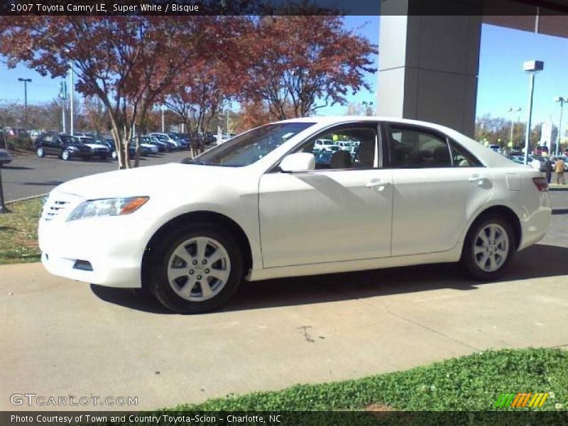 Super White / Bisque 2007 Toyota Camry LE