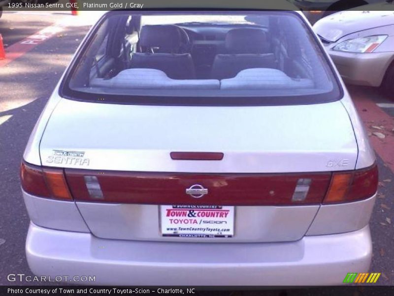 Platinum Gold / Gray 1995 Nissan Sentra GXE