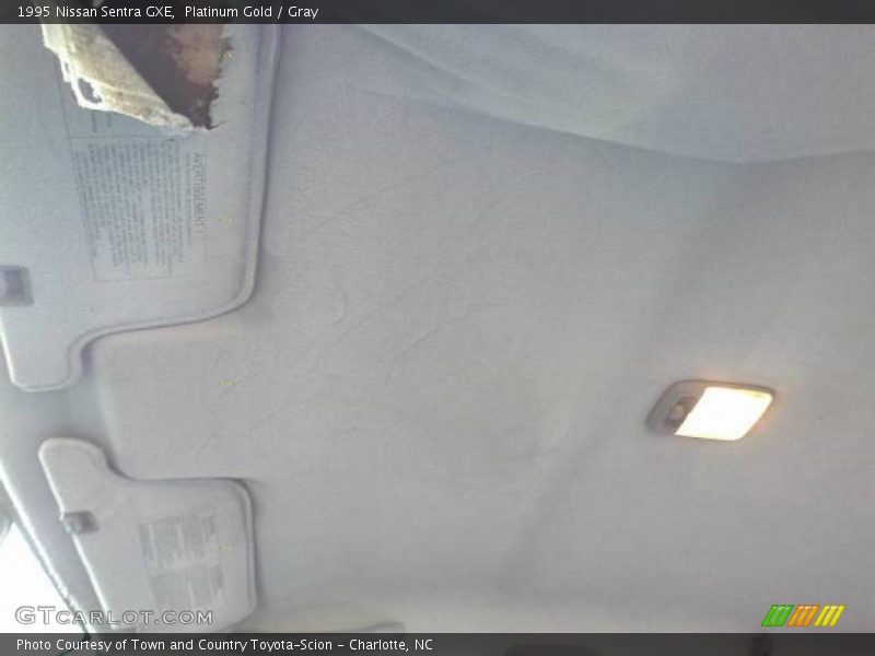 Platinum Gold / Gray 1995 Nissan Sentra GXE