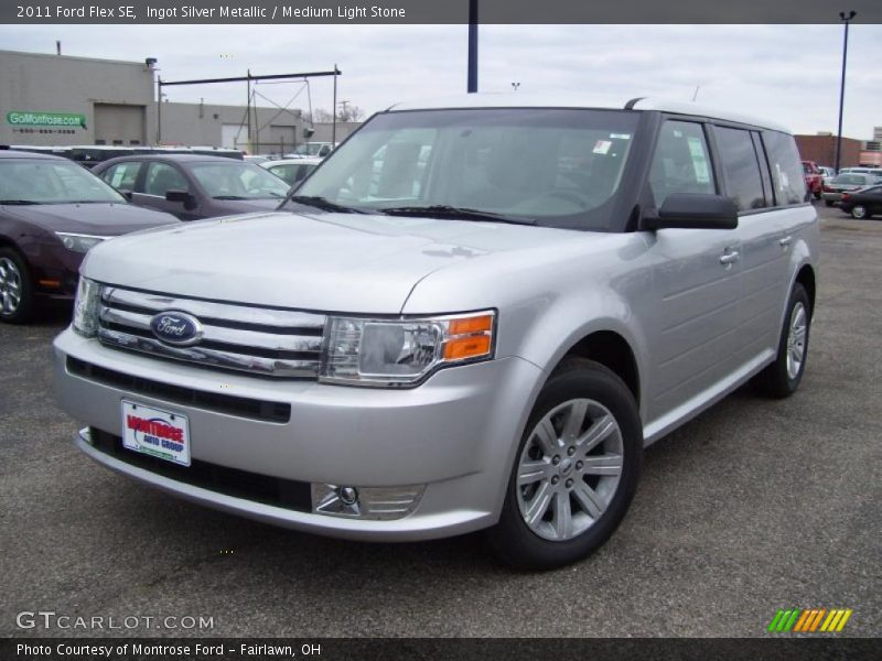 Ingot Silver Metallic / Medium Light Stone 2011 Ford Flex SE