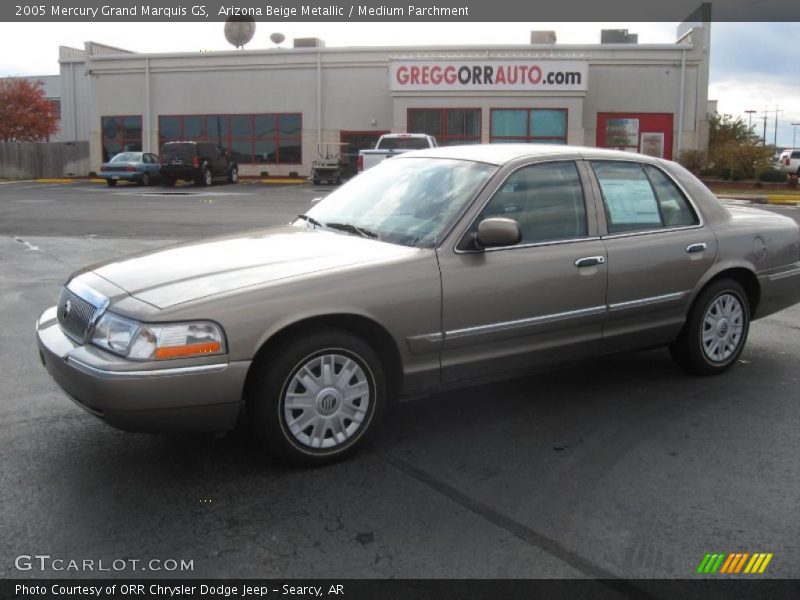Arizona Beige Metallic / Medium Parchment 2005 Mercury Grand Marquis GS