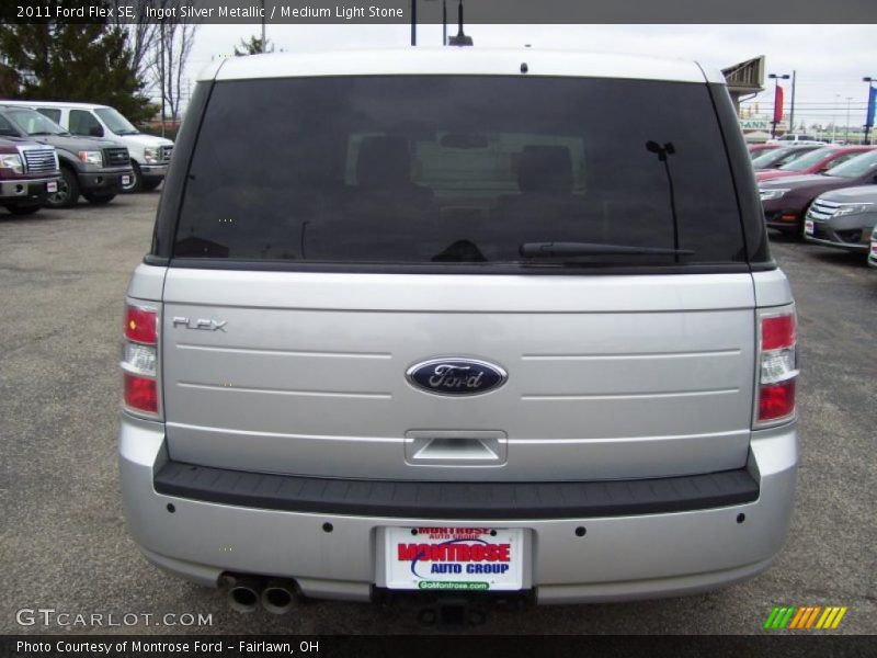 Ingot Silver Metallic / Medium Light Stone 2011 Ford Flex SE