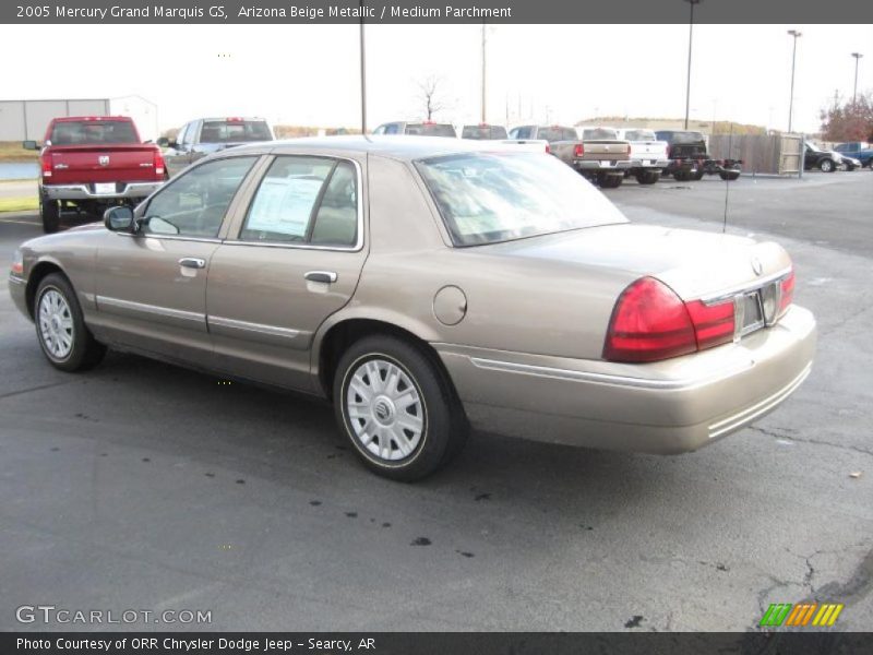 Arizona Beige Metallic / Medium Parchment 2005 Mercury Grand Marquis GS