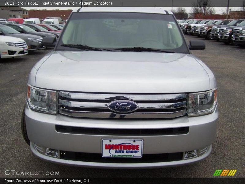 Ingot Silver Metallic / Medium Light Stone 2011 Ford Flex SE