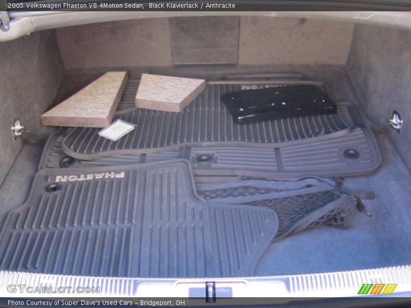  2005 Phaeton V8 4Motion Sedan Trunk