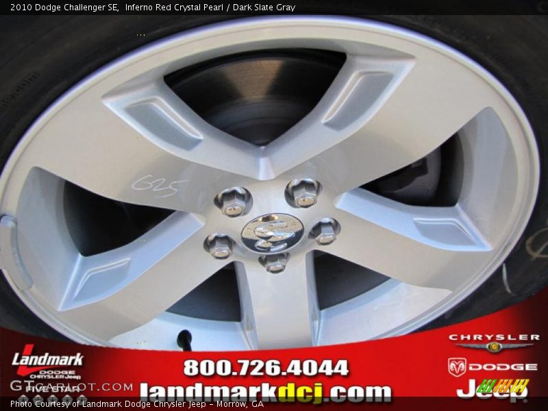 Inferno Red Crystal Pearl / Dark Slate Gray 2010 Dodge Challenger SE