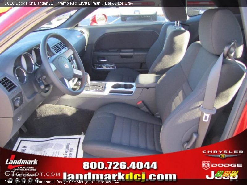 Inferno Red Crystal Pearl / Dark Slate Gray 2010 Dodge Challenger SE