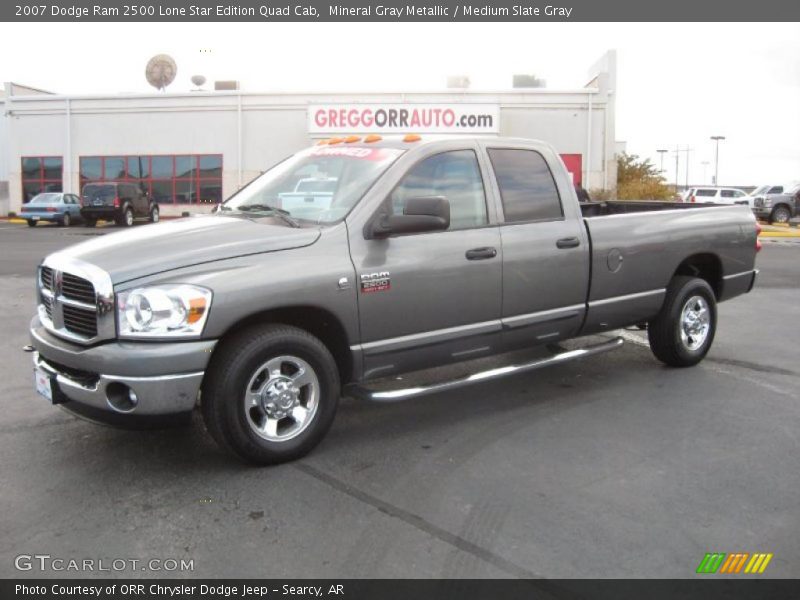 Mineral Gray Metallic / Medium Slate Gray 2007 Dodge Ram 2500 Lone Star Edition Quad Cab