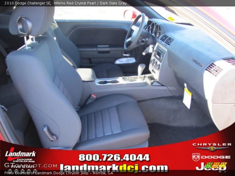 Inferno Red Crystal Pearl / Dark Slate Gray 2010 Dodge Challenger SE