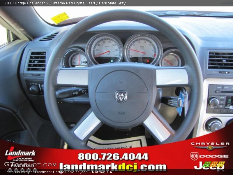 Inferno Red Crystal Pearl / Dark Slate Gray 2010 Dodge Challenger SE