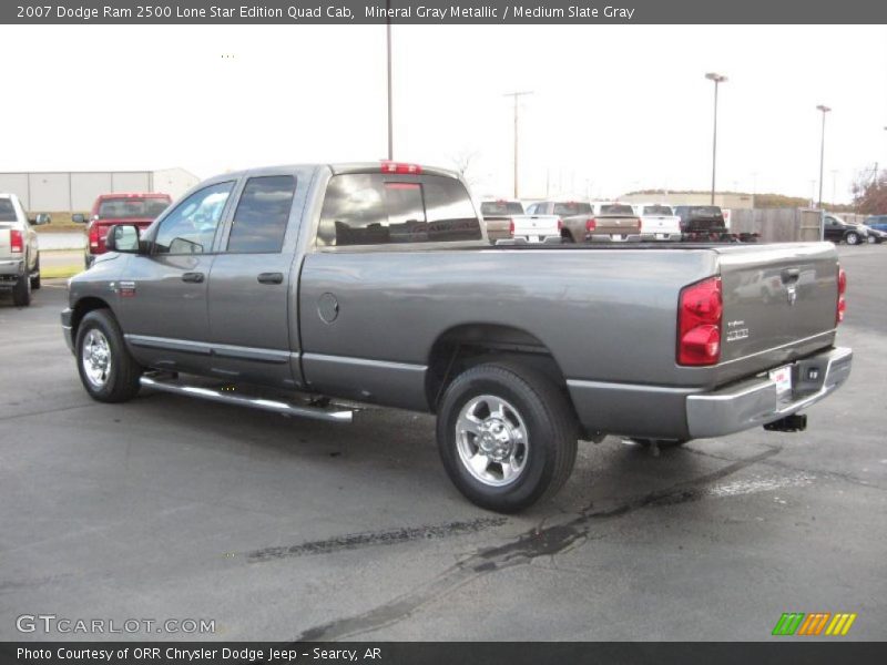 Mineral Gray Metallic / Medium Slate Gray 2007 Dodge Ram 2500 Lone Star Edition Quad Cab