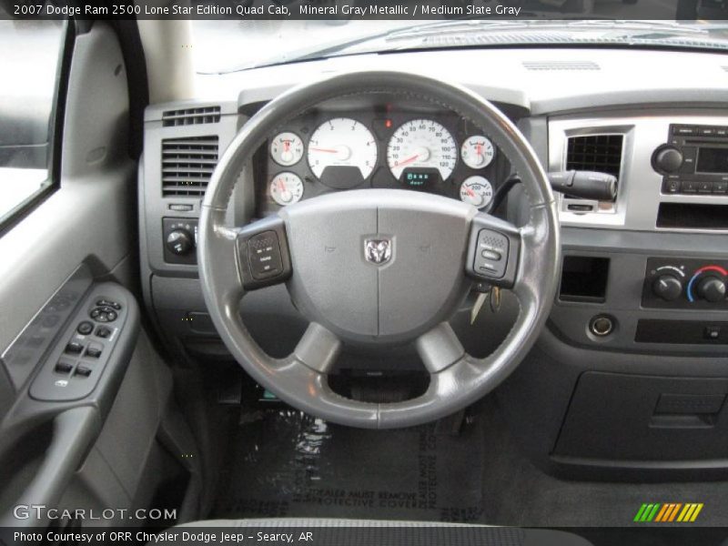  2007 Ram 2500 Lone Star Edition Quad Cab Steering Wheel