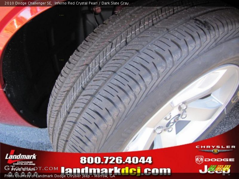 Inferno Red Crystal Pearl / Dark Slate Gray 2010 Dodge Challenger SE
