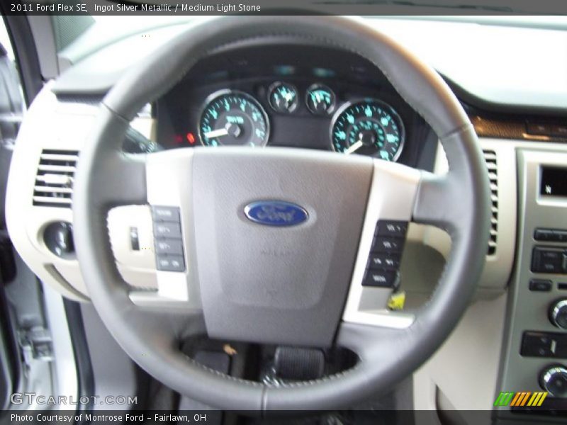 Ingot Silver Metallic / Medium Light Stone 2011 Ford Flex SE