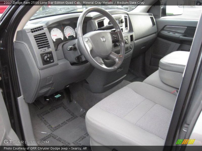 Medium Slate Gray Interior - 2007 Ram 2500 Lone Star Edition Quad Cab 
