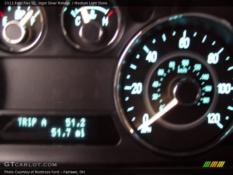 Ingot Silver Metallic / Medium Light Stone 2011 Ford Flex SE