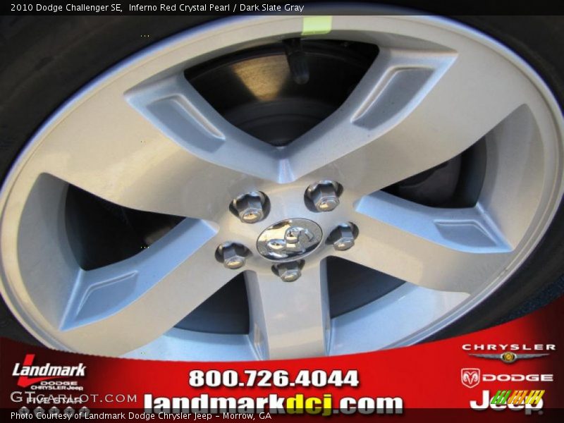 Inferno Red Crystal Pearl / Dark Slate Gray 2010 Dodge Challenger SE