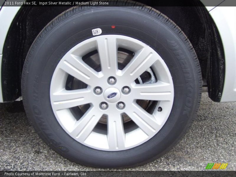 Ingot Silver Metallic / Medium Light Stone 2011 Ford Flex SE