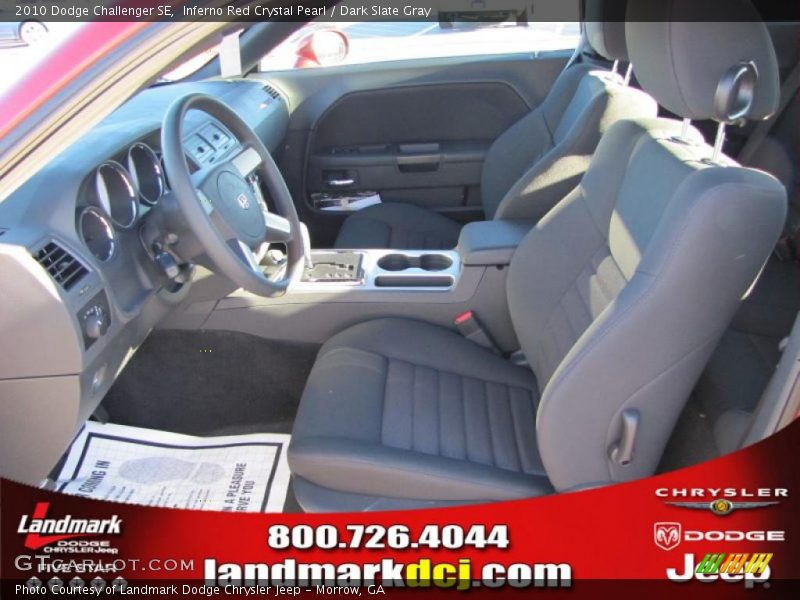 Inferno Red Crystal Pearl / Dark Slate Gray 2010 Dodge Challenger SE