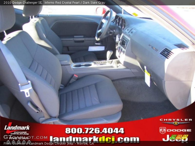 Inferno Red Crystal Pearl / Dark Slate Gray 2010 Dodge Challenger SE