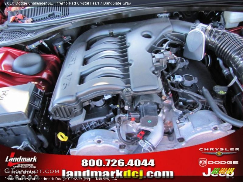 Inferno Red Crystal Pearl / Dark Slate Gray 2010 Dodge Challenger SE