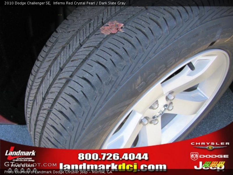 Inferno Red Crystal Pearl / Dark Slate Gray 2010 Dodge Challenger SE