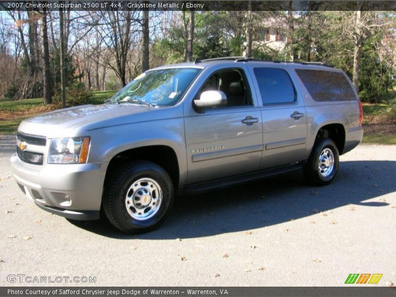 Graystone Metallic / Ebony 2007 Chevrolet Suburban 2500 LT 4x4