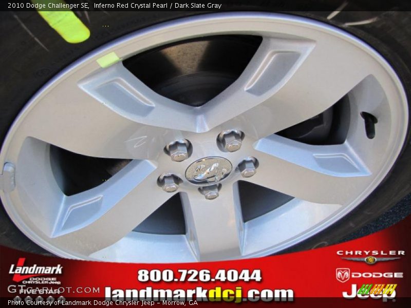 Inferno Red Crystal Pearl / Dark Slate Gray 2010 Dodge Challenger SE