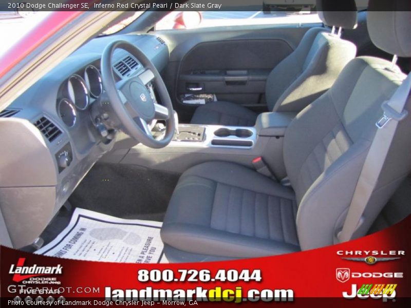 Inferno Red Crystal Pearl / Dark Slate Gray 2010 Dodge Challenger SE