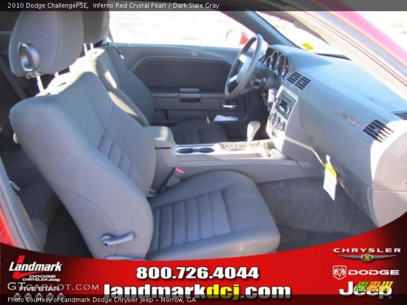 Inferno Red Crystal Pearl / Dark Slate Gray 2010 Dodge Challenger SE
