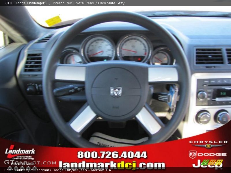 Inferno Red Crystal Pearl / Dark Slate Gray 2010 Dodge Challenger SE
