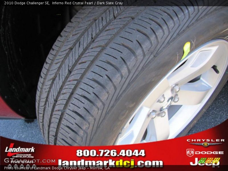 Inferno Red Crystal Pearl / Dark Slate Gray 2010 Dodge Challenger SE