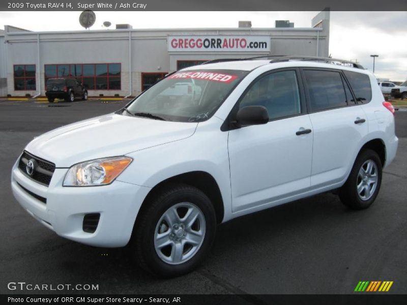 Super White / Ash Gray 2009 Toyota RAV4 I4