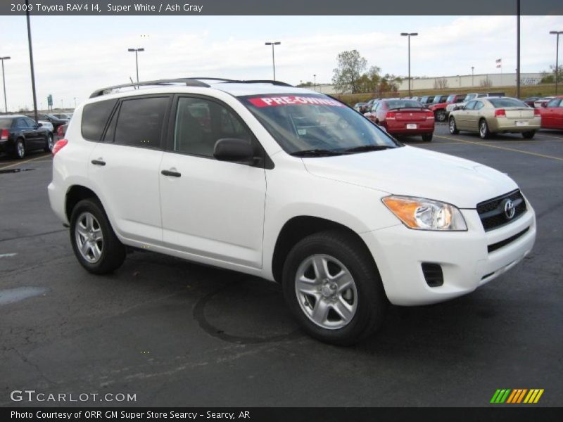 Super White / Ash Gray 2009 Toyota RAV4 I4