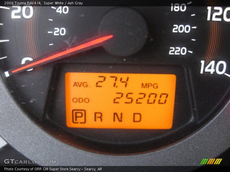Super White / Ash Gray 2009 Toyota RAV4 I4
