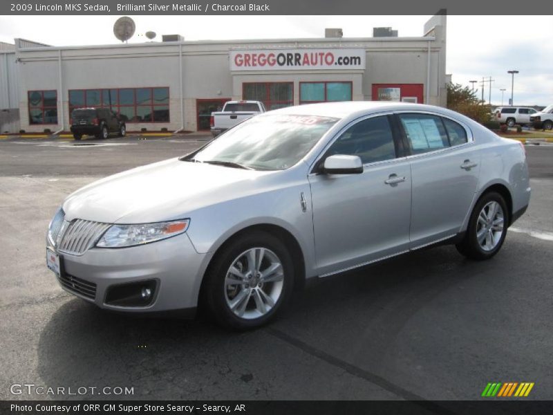 Brilliant Silver Metallic / Charcoal Black 2009 Lincoln MKS Sedan