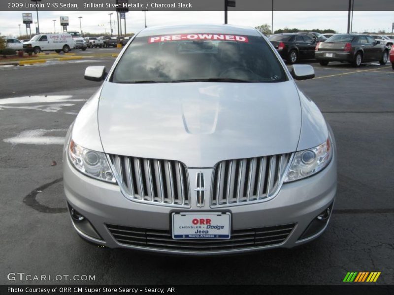 Brilliant Silver Metallic / Charcoal Black 2009 Lincoln MKS Sedan