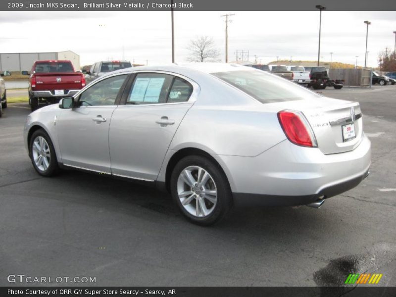 Brilliant Silver Metallic / Charcoal Black 2009 Lincoln MKS Sedan