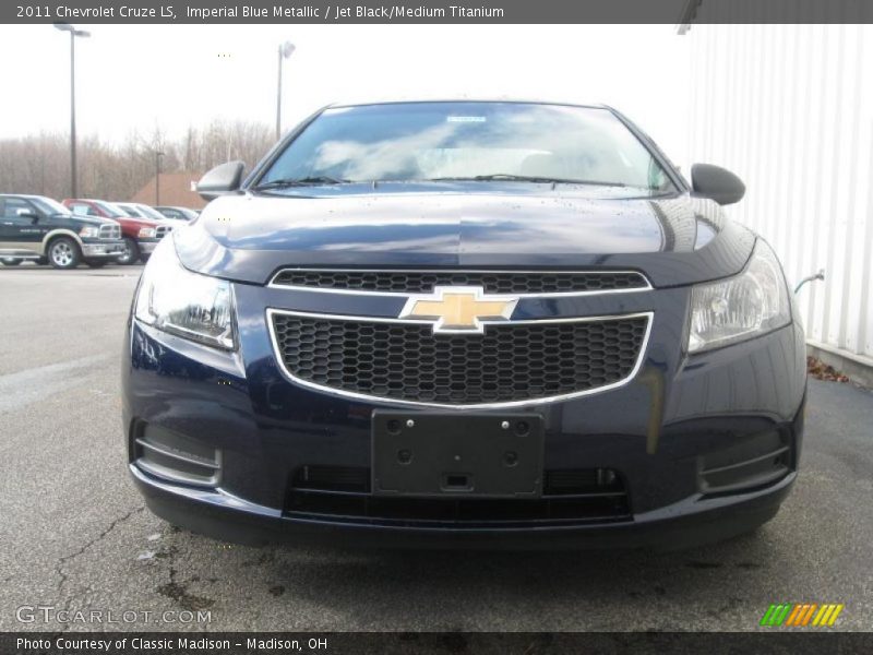 Imperial Blue Metallic / Jet Black/Medium Titanium 2011 Chevrolet Cruze LS