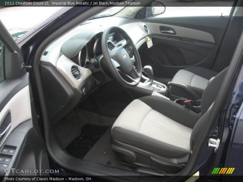Imperial Blue Metallic / Jet Black/Medium Titanium 2011 Chevrolet Cruze LS
