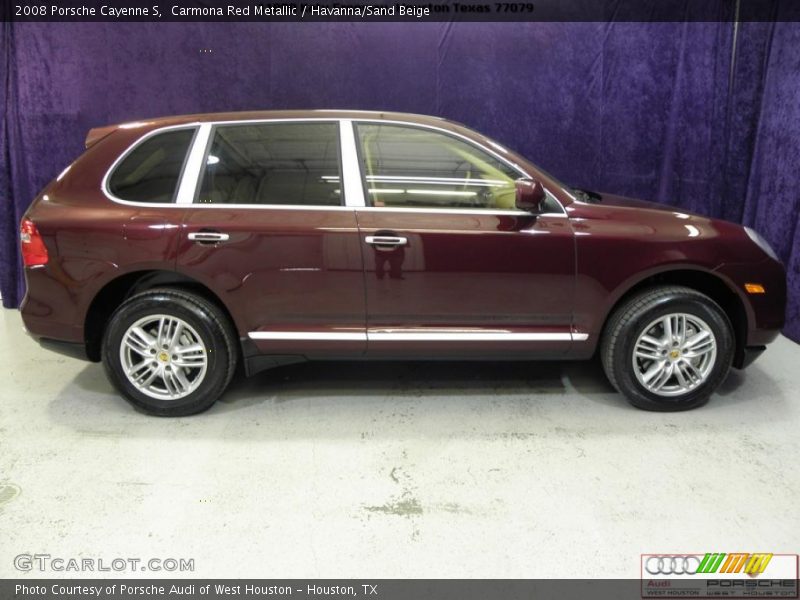 Carmona Red Metallic / Havanna/Sand Beige 2008 Porsche Cayenne S