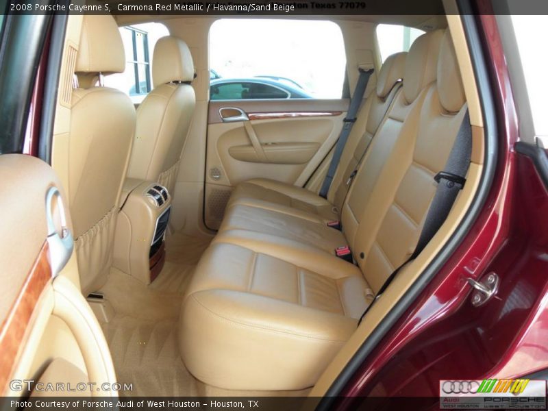 Carmona Red Metallic / Havanna/Sand Beige 2008 Porsche Cayenne S