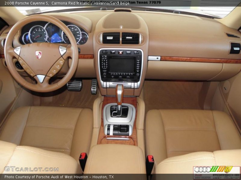 Carmona Red Metallic / Havanna/Sand Beige 2008 Porsche Cayenne S