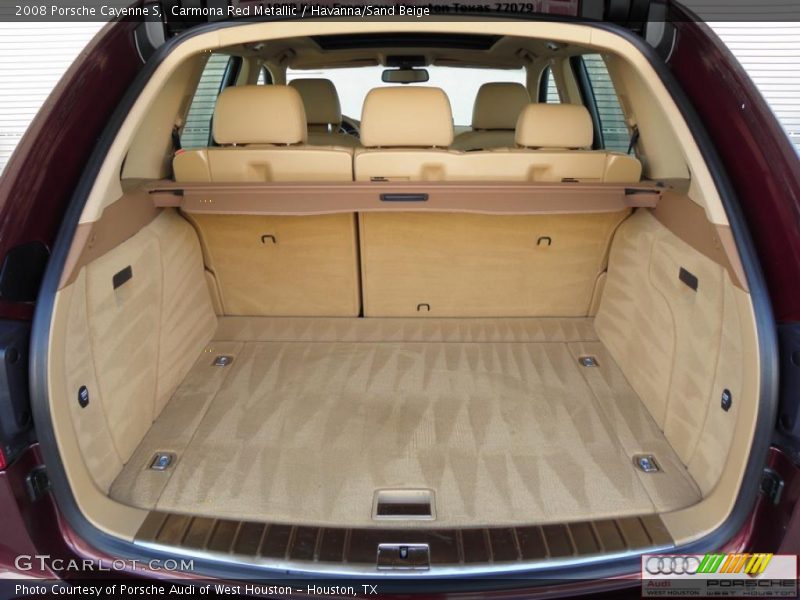 Carmona Red Metallic / Havanna/Sand Beige 2008 Porsche Cayenne S