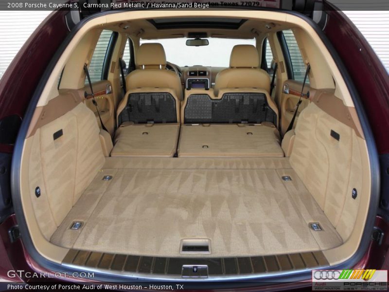 Carmona Red Metallic / Havanna/Sand Beige 2008 Porsche Cayenne S