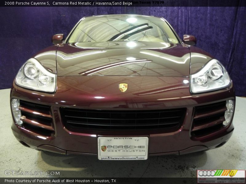Carmona Red Metallic / Havanna/Sand Beige 2008 Porsche Cayenne S