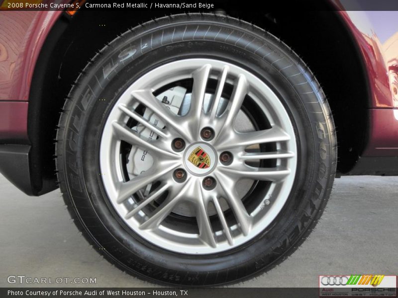 Carmona Red Metallic / Havanna/Sand Beige 2008 Porsche Cayenne S